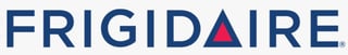 Frigidaire company logo in dark blue with red triangle accent